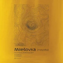 Milešovka - vrstevnice v obdĺžniku