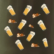 Pivo a opica