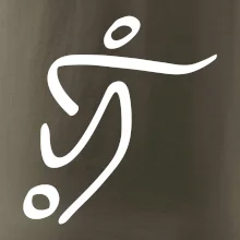 Fotbalista silueta Fotbalista silueta