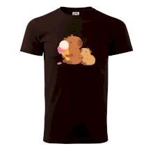 Kapybara so zmrzlinou