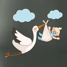 Bocian čakáme bábätko - chlapec