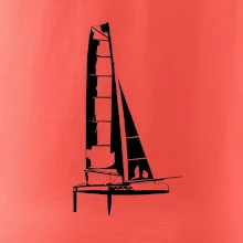 Katamarán z boku Katamarán z boku