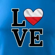 Love Poľská vlajka