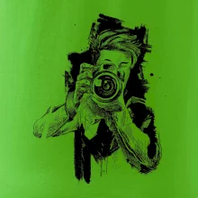 Fotograf kreslený ceruzkou