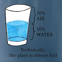 Technically, the glass is always full