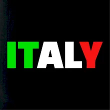 Italy Nápis Italy Nápis