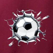 Futbalová lopta v triku Futbalová lopta v triku