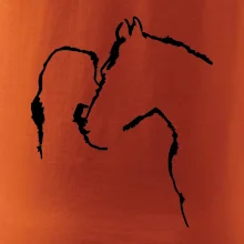 Kôň a ja silueta Kôň a ja silueta