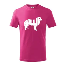 Border kólia písmo v tele