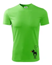 Zamilovaná mačka zozadu