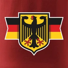 Nemecká orlica a vlajka