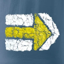 Párová turistická značka žlutá