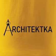 Architektka nápis