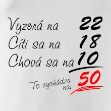 Vyzerá, cíti sa, chová sa - 50 rokov Vyzerá, cíti sa, chová sa - 50 rokov