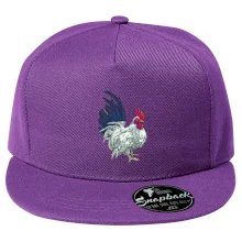 Kohút kreslený biely