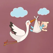 Bocian čakáme bábätko - chlapec