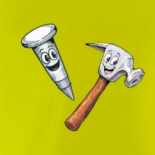 Parové tričko - Kladivo a klinec