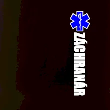 Nápis Záchranár + hviezda Nápis Záchranár + hviezda