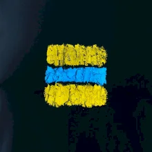 Turistická Cyklo značka - žlto modrá