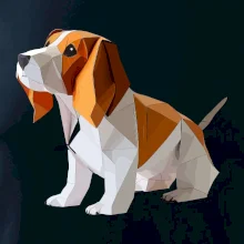 Bígel zlepený z papiera