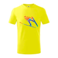 Skokan na lyžiach splash