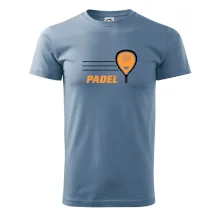 Padel - oranžová raketa