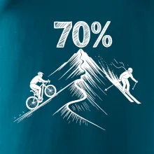 Narodeniny cyklista a lyžiar 70