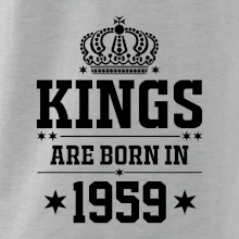 Kings are born in 1959