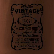 Vintage Etiketa - 1931