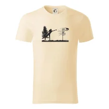 Disc golf - žena čierny obrázok