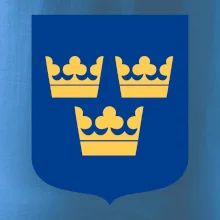 Švédsky znak tri korunky na prsník