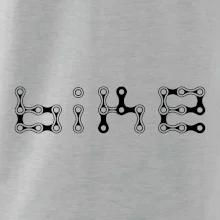 Bike nápis reťaz