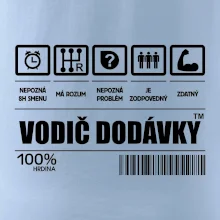 Čiarový kód - Vodič dodávky