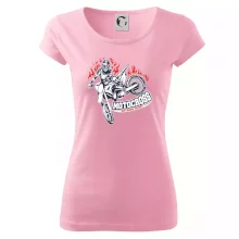 Motocross extreme sport fire