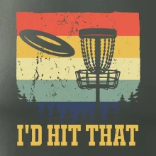 Disc golf player retro vintage Disc golf player retro vintage