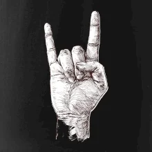 Rocková ruka kreslená Rocková ruka kreslená