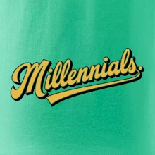 Generace Y - Millennials žlutý nápis