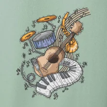 Hudobné nástroje v notách