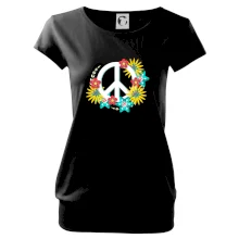 Peace symbol abstraktný