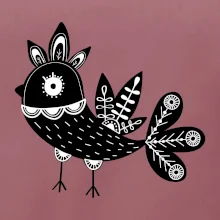 Vtáčik čiernobiely folklór