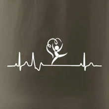 EKG moderná gymnastika stuha