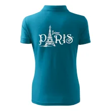 Paris nápis Eiffelovka rovný