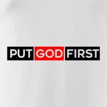 Put God first obdĺžnik Put God first obdĺžnik