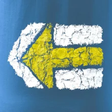 Párová turistická značka žlutá