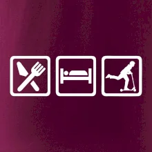 Eat sleep kolobeh - kolobežka