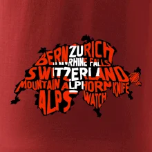 Mapy - názvy miest - Švajčiarsko