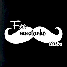 Free Mustache rides Free Mustache rides