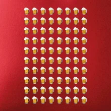 Narodeniny - 80x pivo