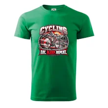 Bicykel medzi horami eat sleep repeat