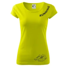 Running nápis šikmo